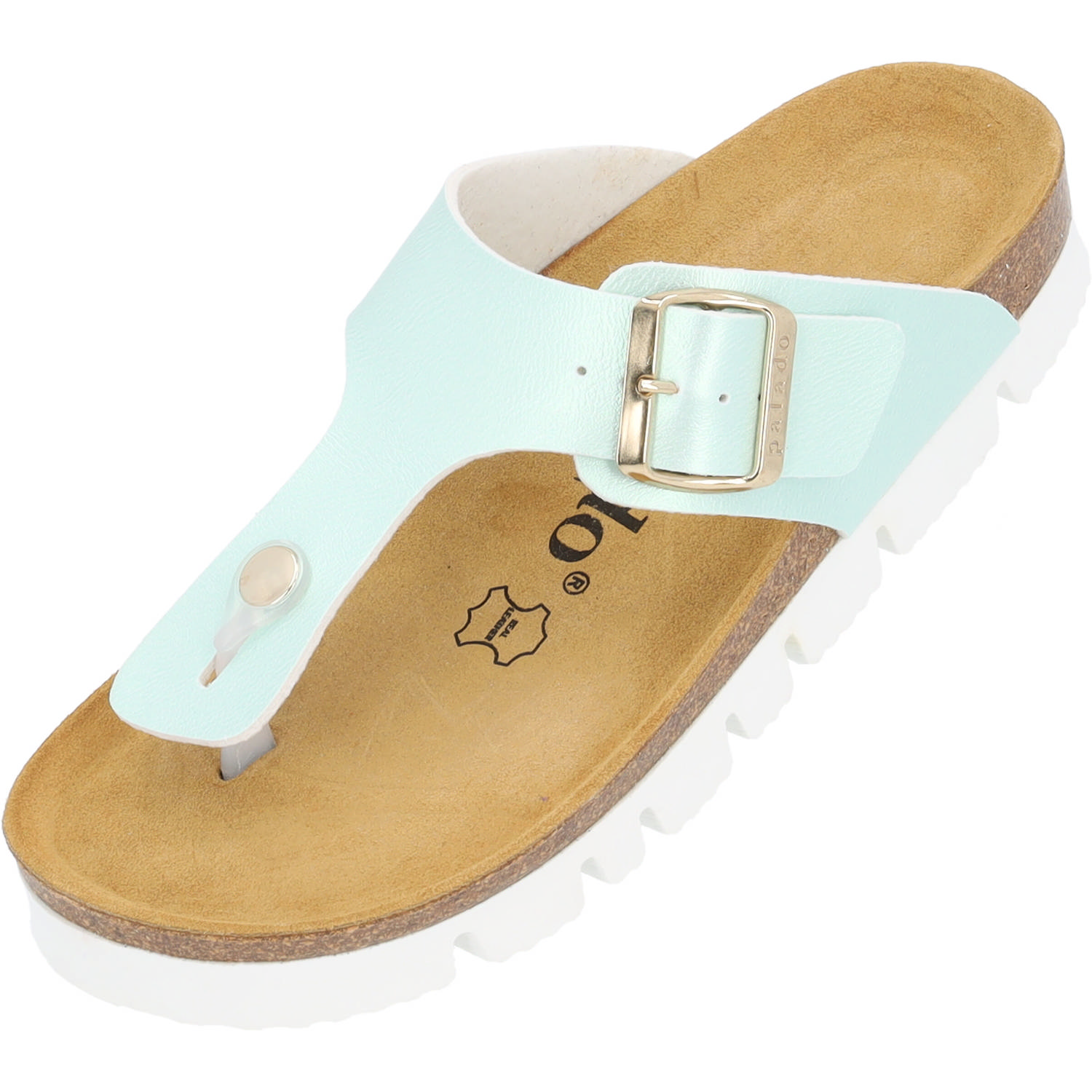 Palado Kos PL Metallic, Zehentrenner, Damen, Türkis