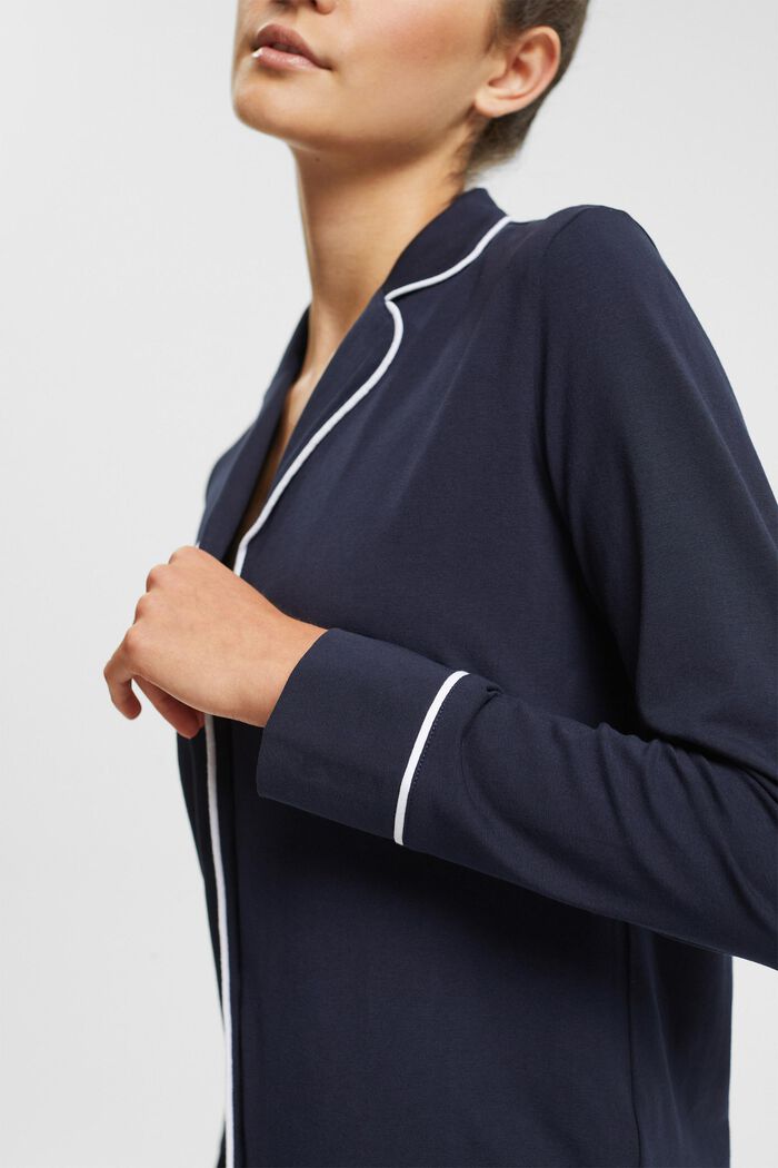 Langer Jersey-Pyjama