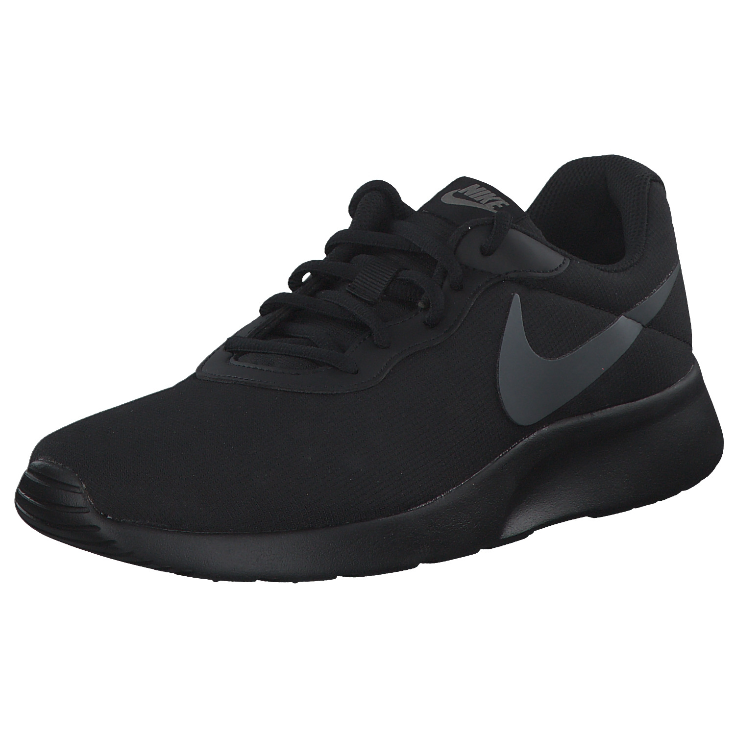 Nike Tanjun Refine DR4495, Sneakers, Damen, black/cool grey-volt-flat pewt