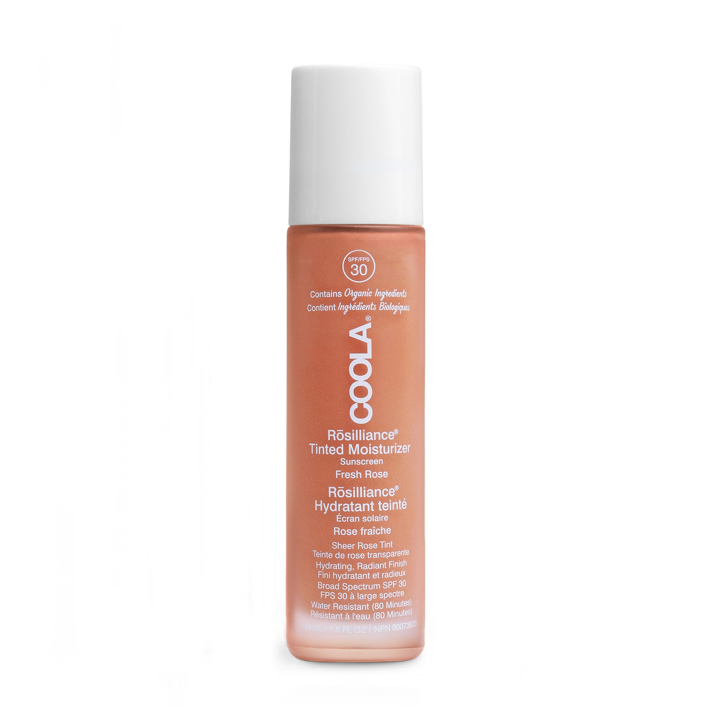 COOLA Rosilliance Tinted Moisturizer SPF30 Cream Fresh Rose 44 ml