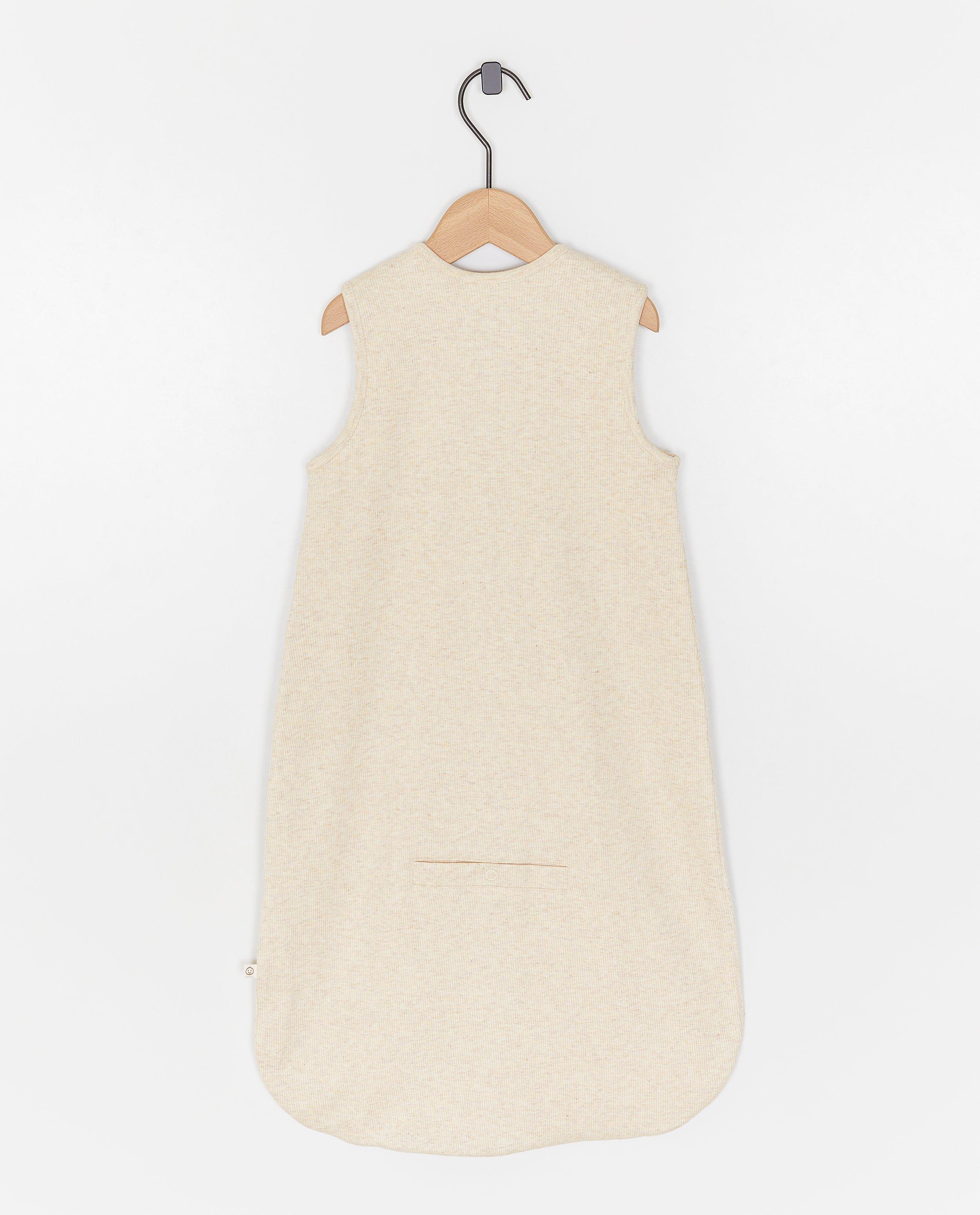 Sac de dormit Cuddles and Smiles cu nervuri fine, TOG 0.6 bej deschis