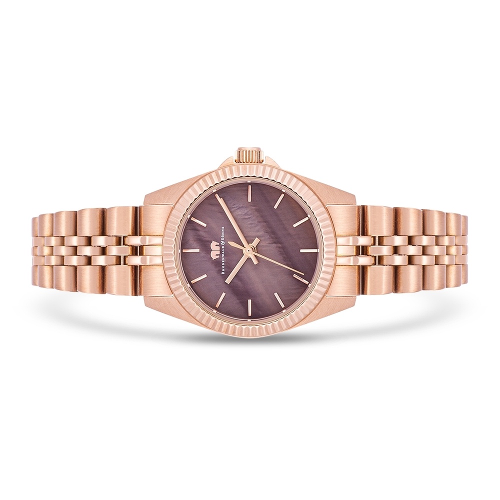 Rhodenwald & Söhne Montre à quartz Cassina en Or rose Acier inoxydable en Or rose Montre