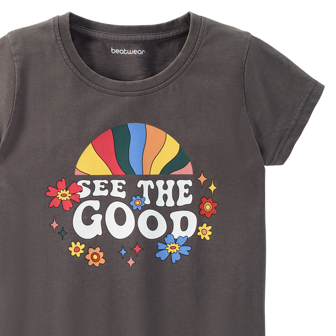 Mädchen T-Shirt mit buntem Print
