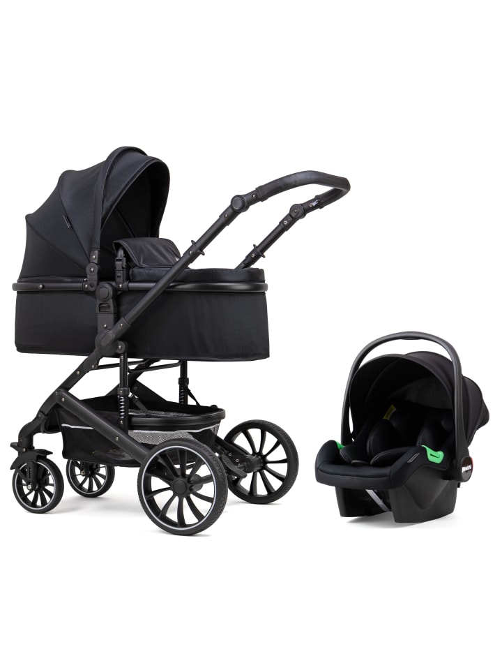 PIXINI Kalani Kinderwagen 3in1 Set glossy black günstig kaufen onesize