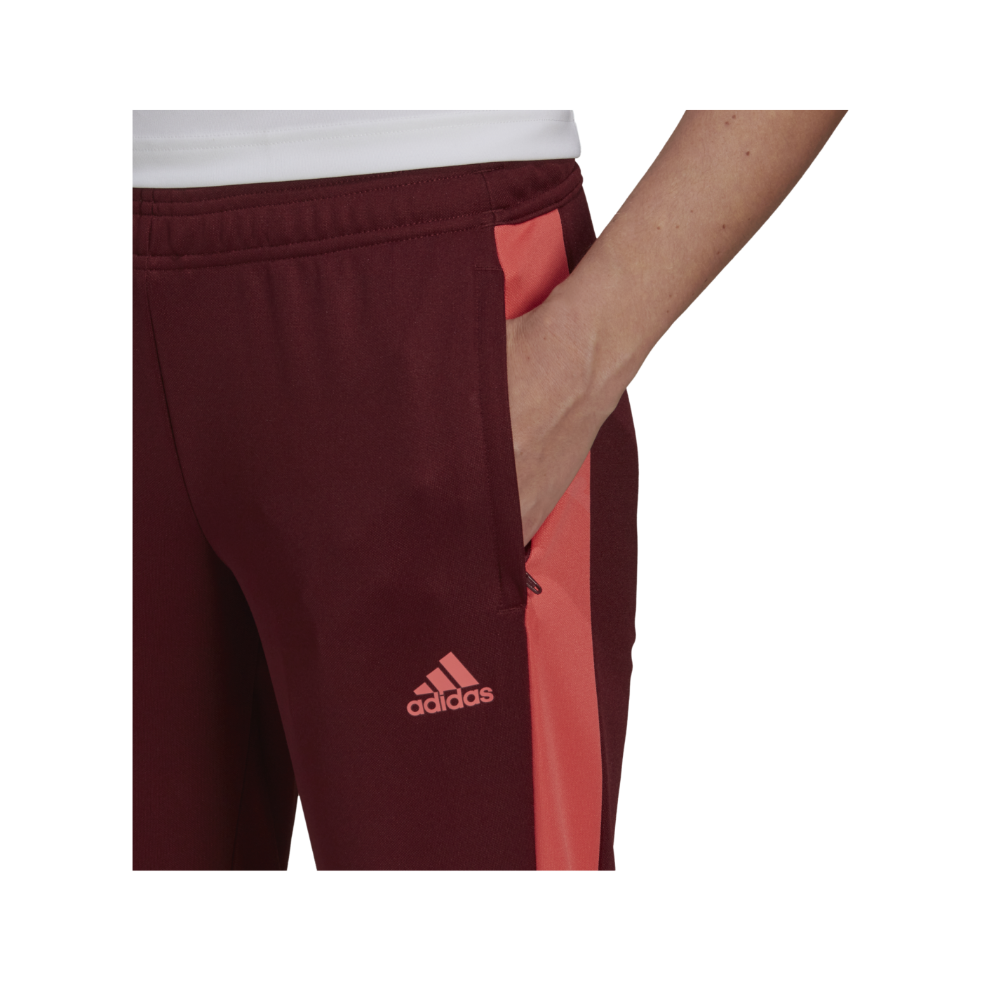 adidas Tiro Essential Trainingshose Damen Rot