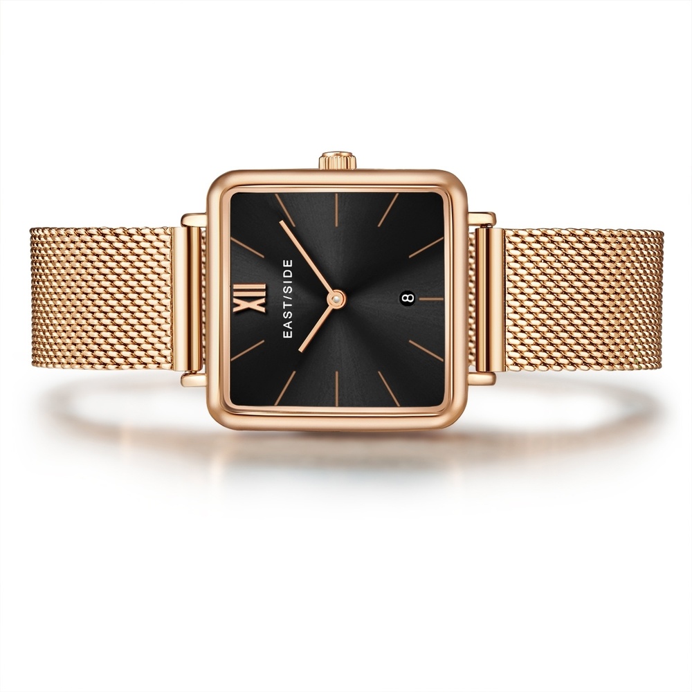 EASTSIDE Montre à quartz Grand en Or rose Acier inoxydable en Or rose Montre