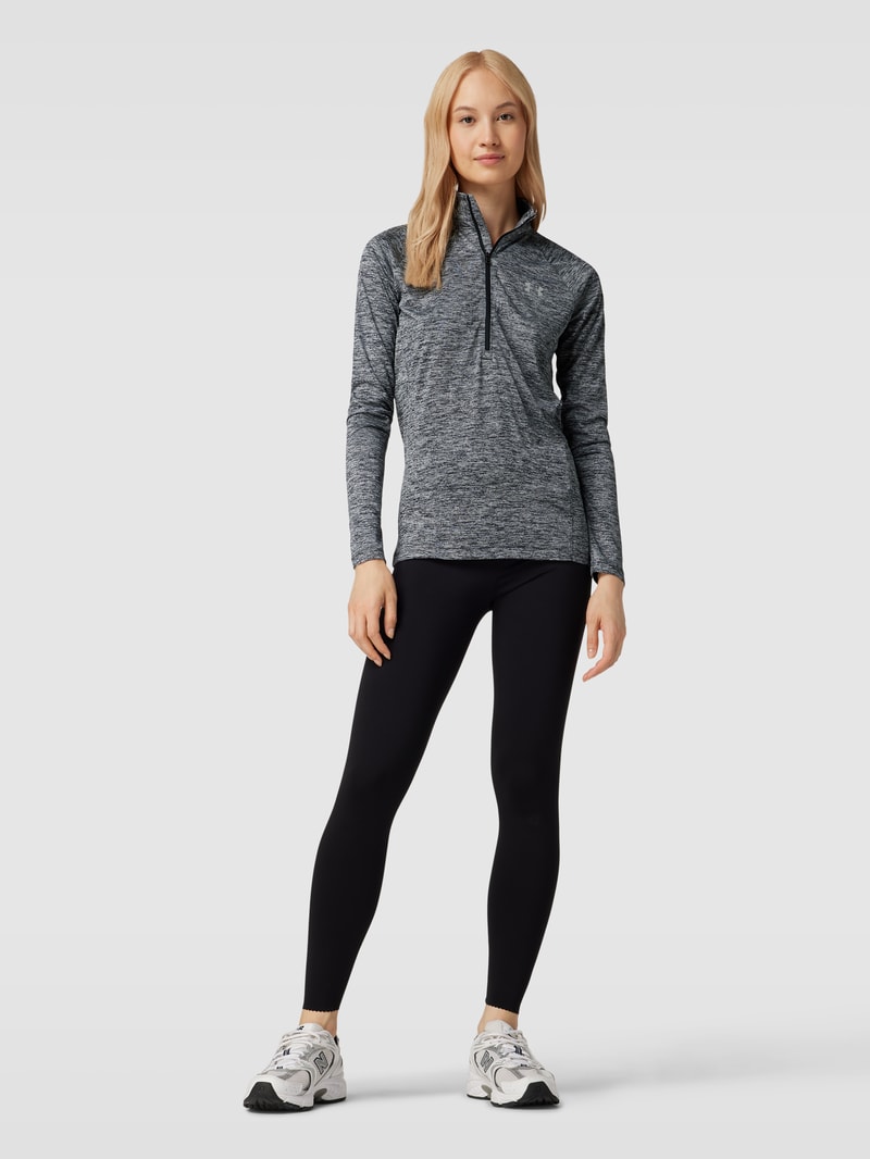 Longsleeve mit Label-Print in schwarz