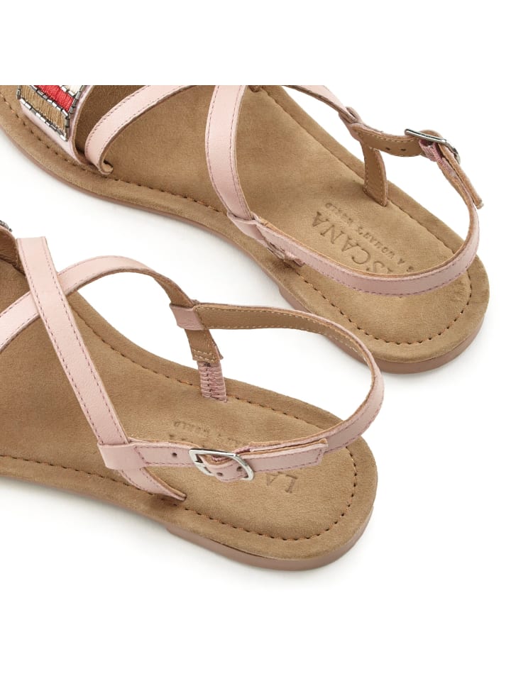 LASCANA Sandale in rosé günstig kaufen