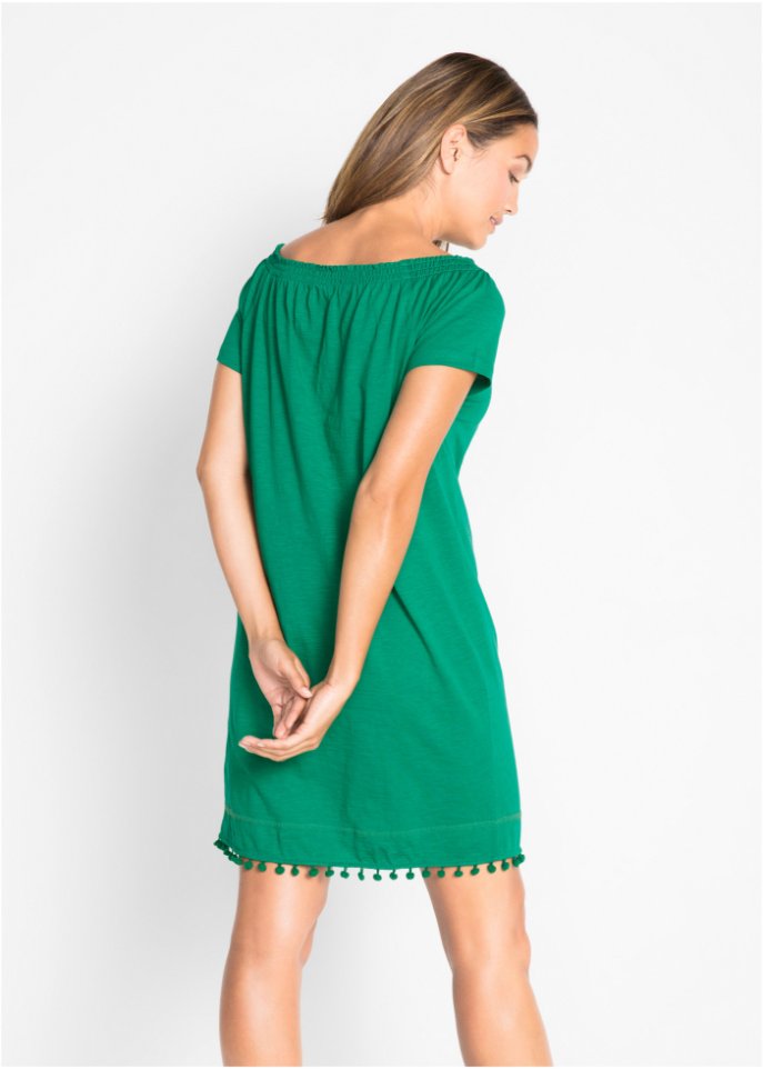 Jersey-Carmenkleid