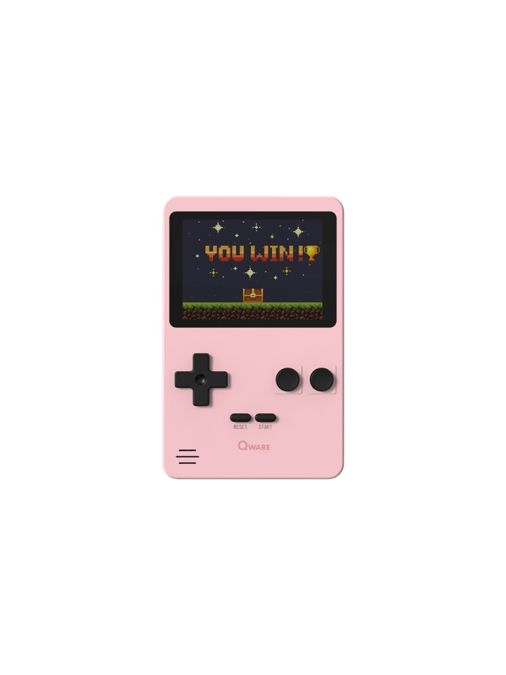 COFI 1453 Qware Retro Spielkonsole Handheld 240 Spiele für unterwegs in Rosa günstig kaufen onesize