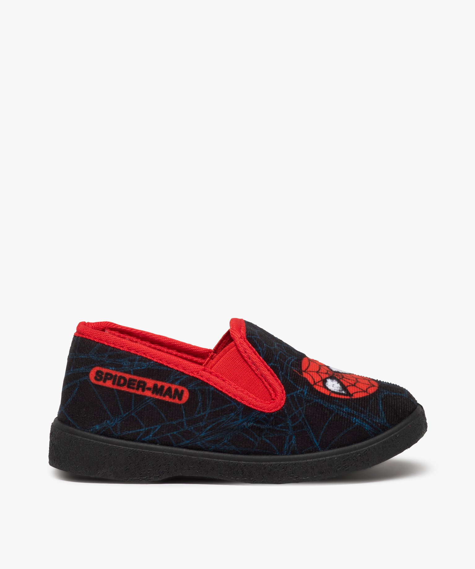 Pantoufles Garçon en velours ras Spider-Man - Marvel rouge | GEMO