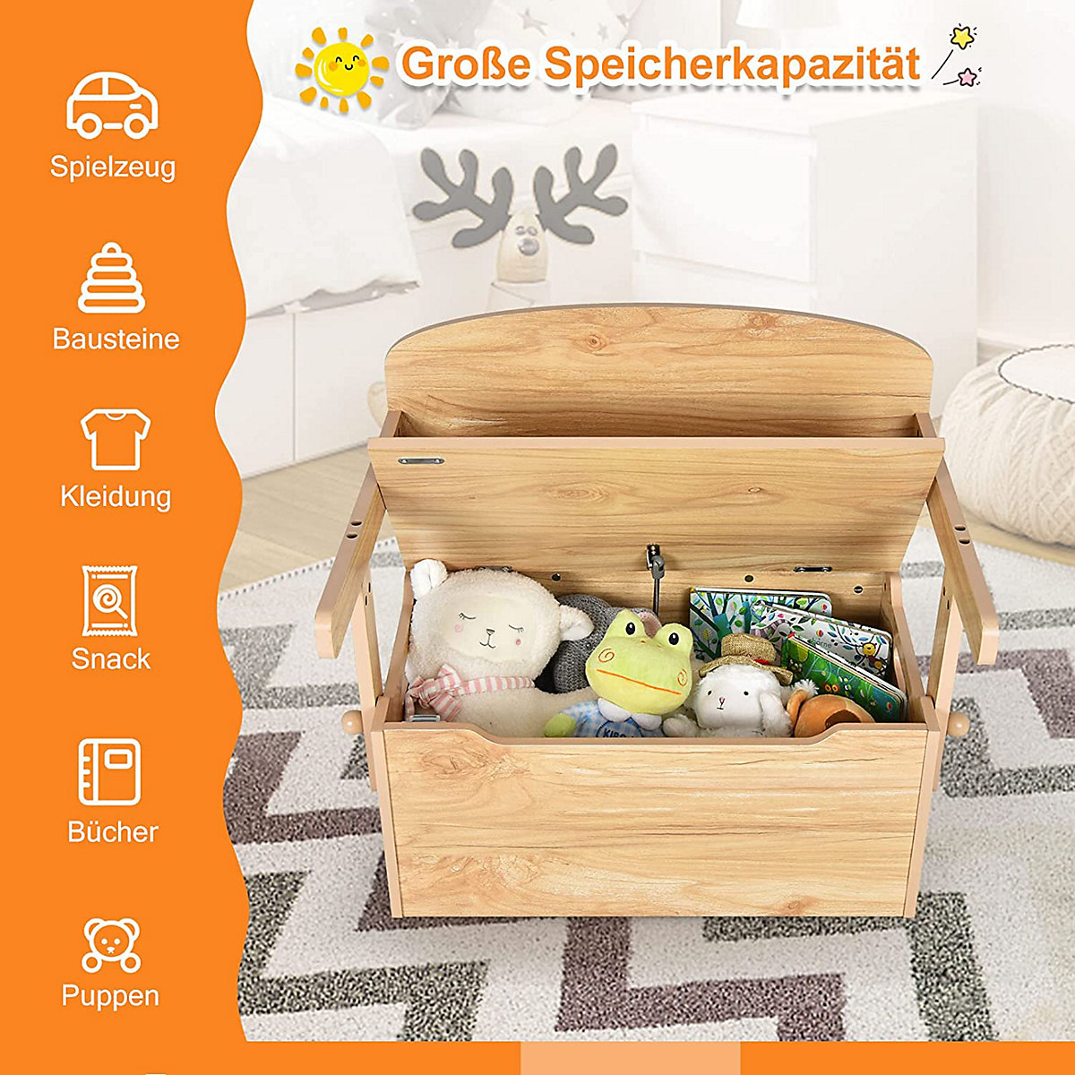 Kinder-Aktivitätstisch mit Schreibtisch & Aufbewahrungsbox