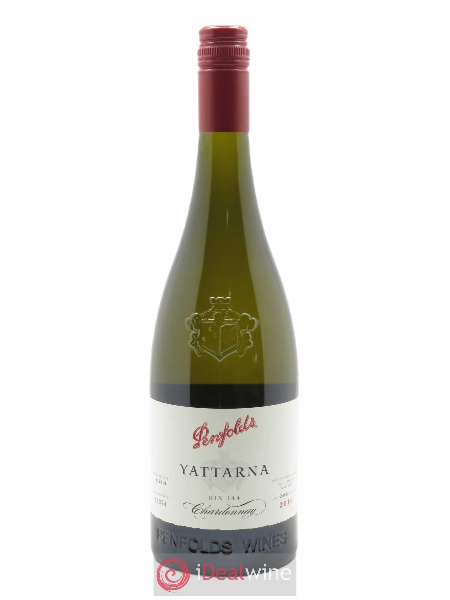 South Australia Penfolds Wines Yattarna Chardonnay  2018 - Lot de 1 Bouteille
