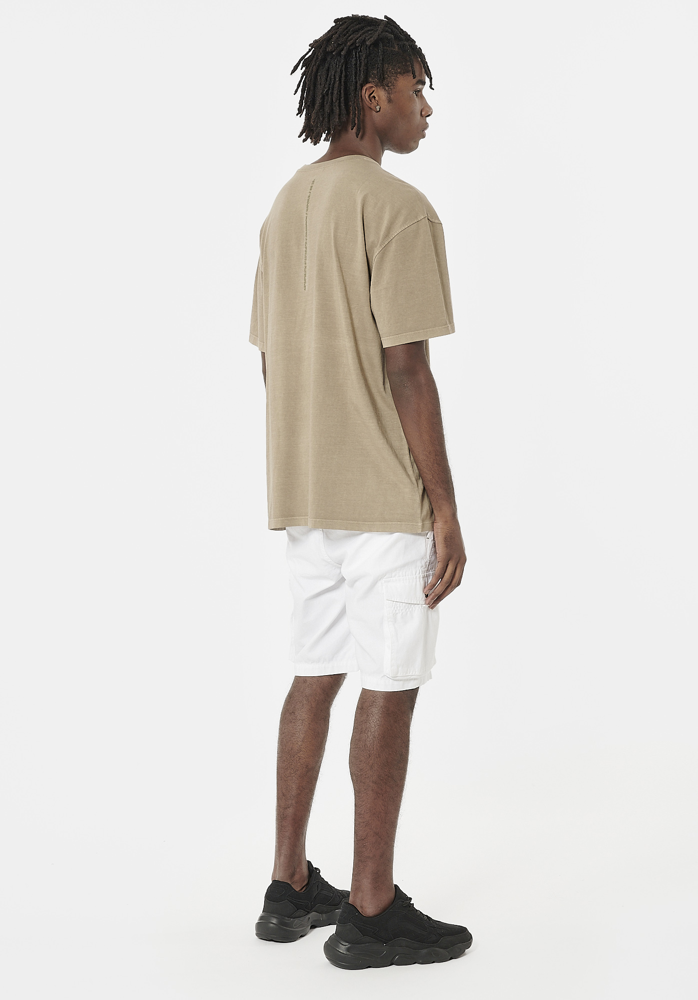 MARCO  Short blanc cargo homme en 100% coton