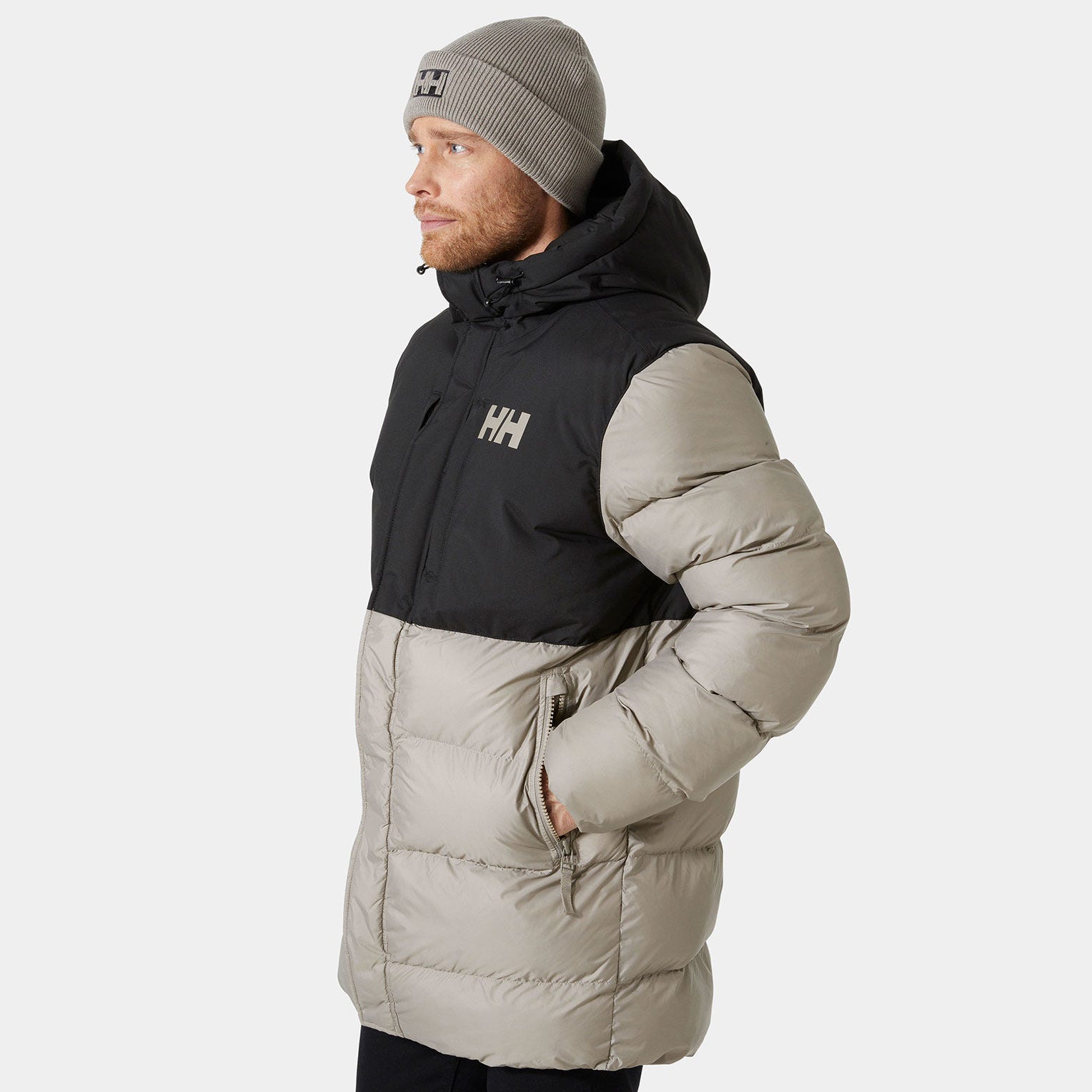 Men's Active Puffy Long Jacket