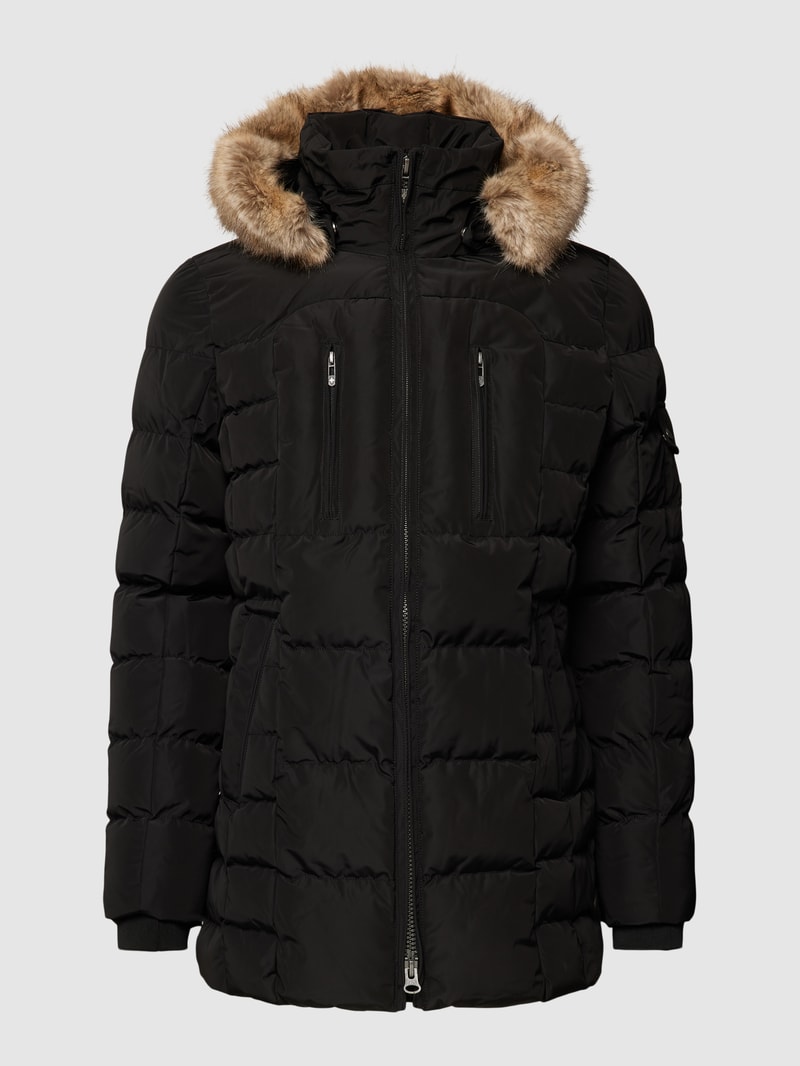 Funktionsjacke mit Zweiwege-Reißverschluss Modell 'HOLLYWOOD 560' in schwarz