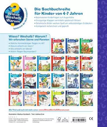 Ravensburger Wieso? Weshalb? Warum?, Band 59: Wir erforschen Sterne und Planeten