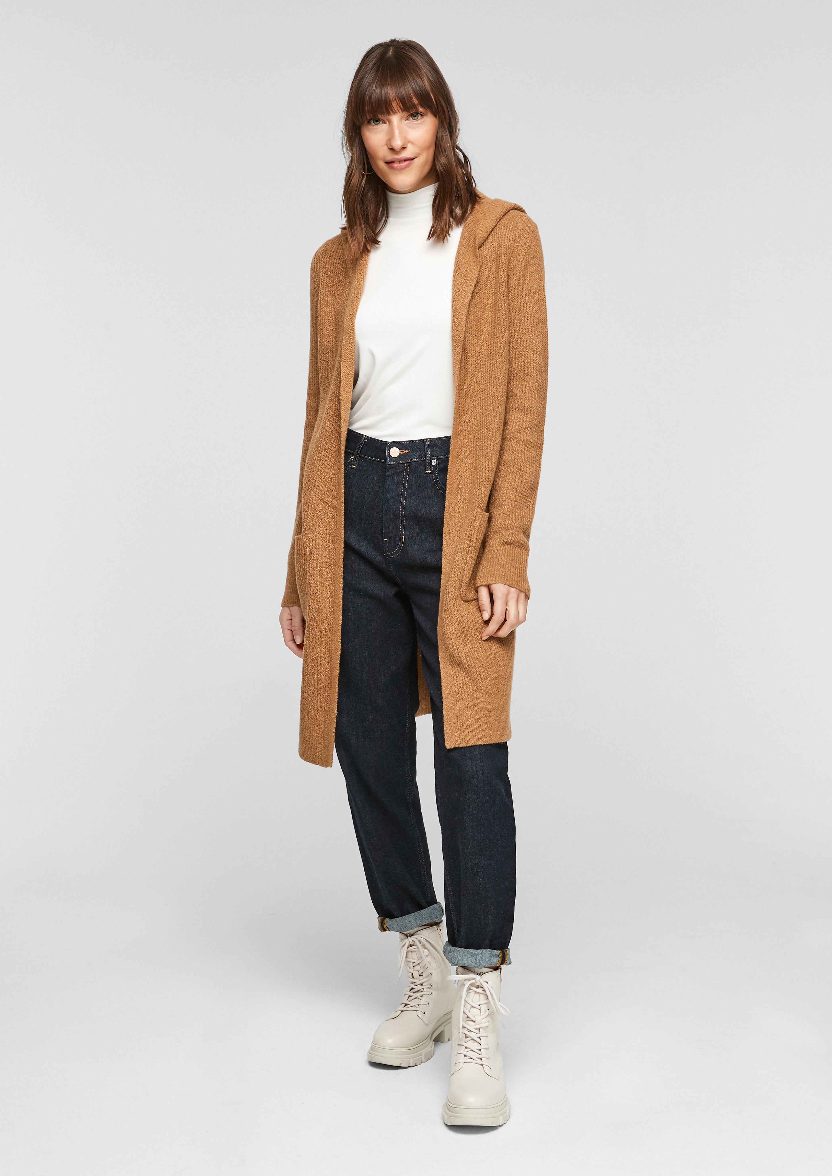 Long-Cardigan mit Kapuze  04.899.64.X062-8469