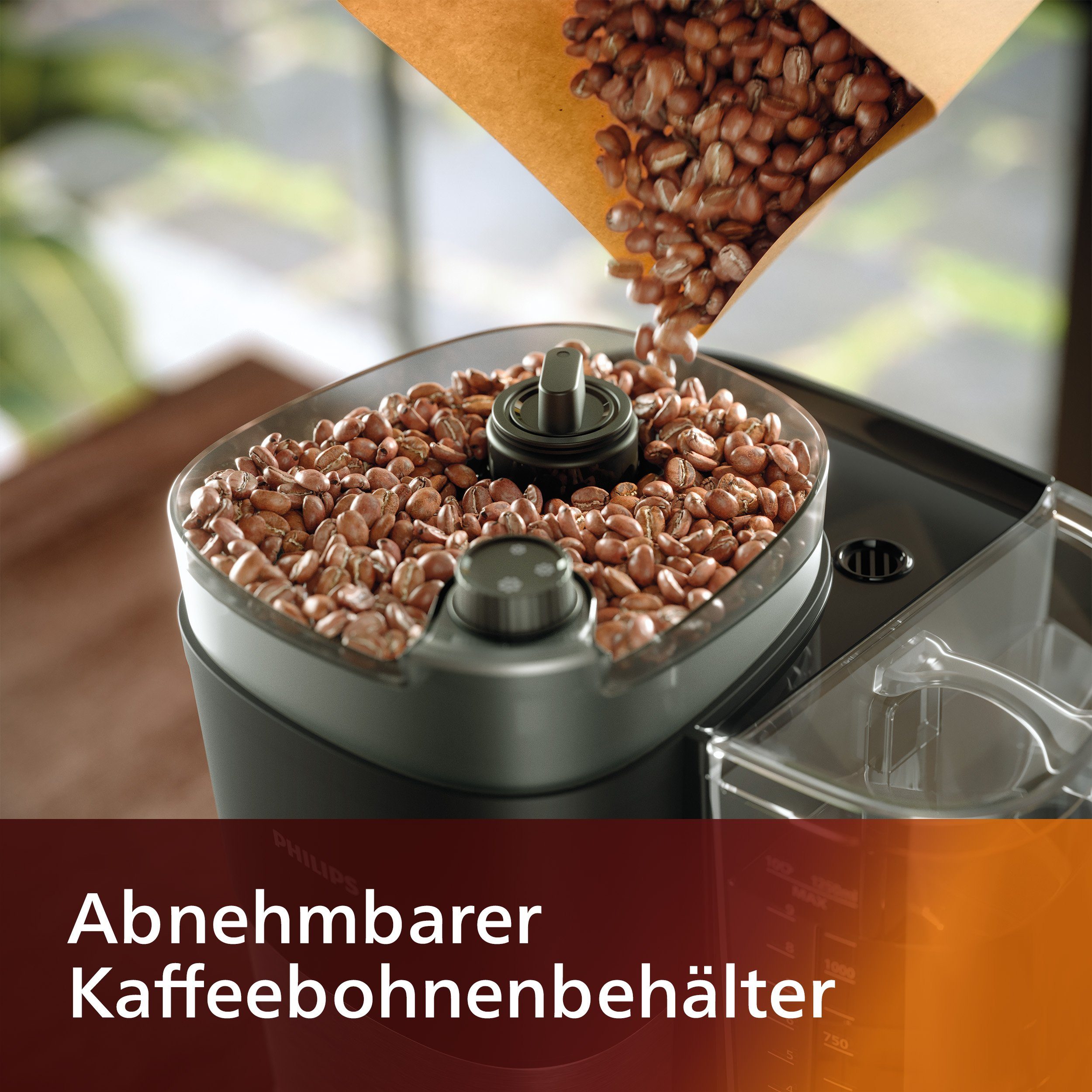 Philips Kaffeemaschine mit Mahlwerk HD7888/01 All-in-1 Brew, Papierfilter 1x4, mit Smart Dosierung und Kaffeebohnenbehälter