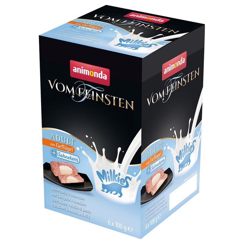animonda Vom Feinsten Adult Milkies 6 x 100 g