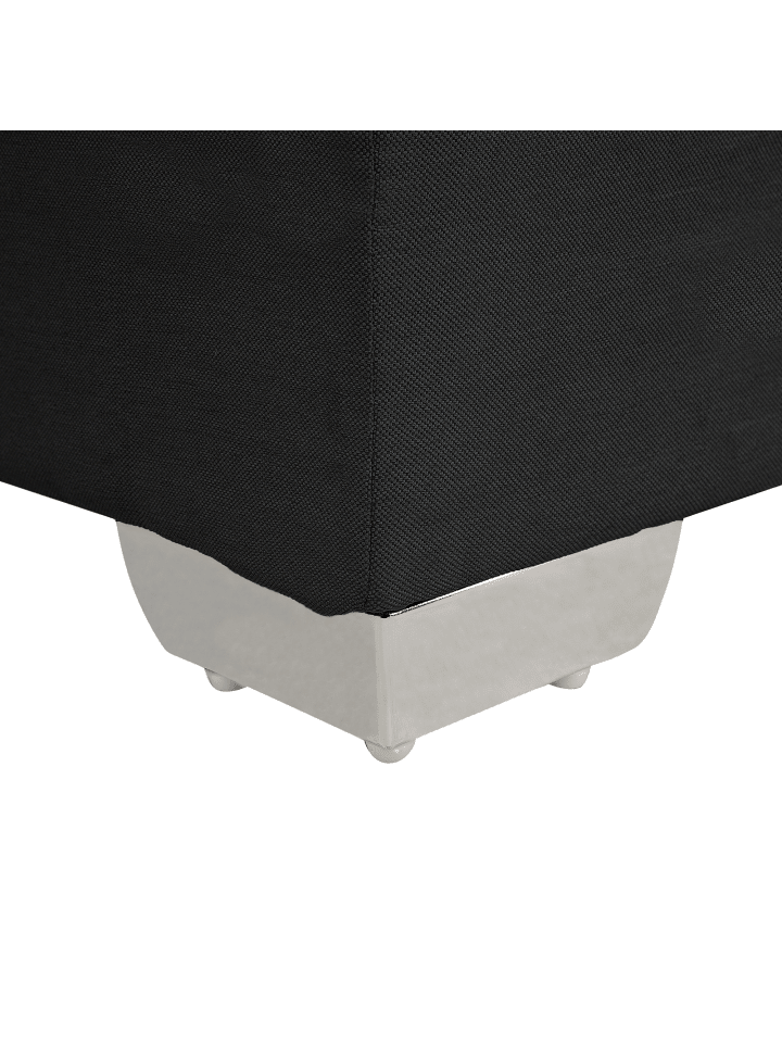 Beliani Doppelbett ADMIRAL in Schwarz/Silber - (W) 151 x (H) 92 x (L) 212 cm günstig kaufen onesize