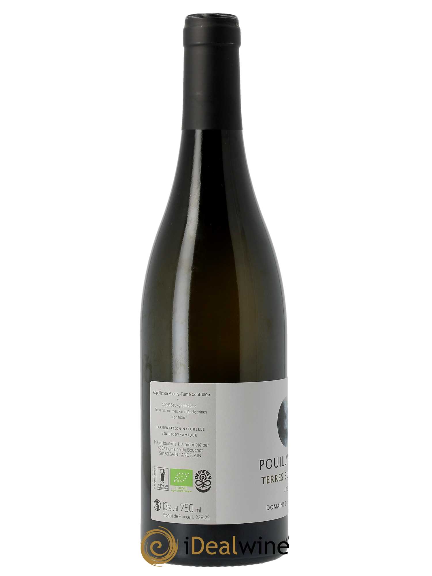 Pouilly-Fumé Terres Blanches Domaine du Bouchot  2021 - Lot de 1 Bouteille