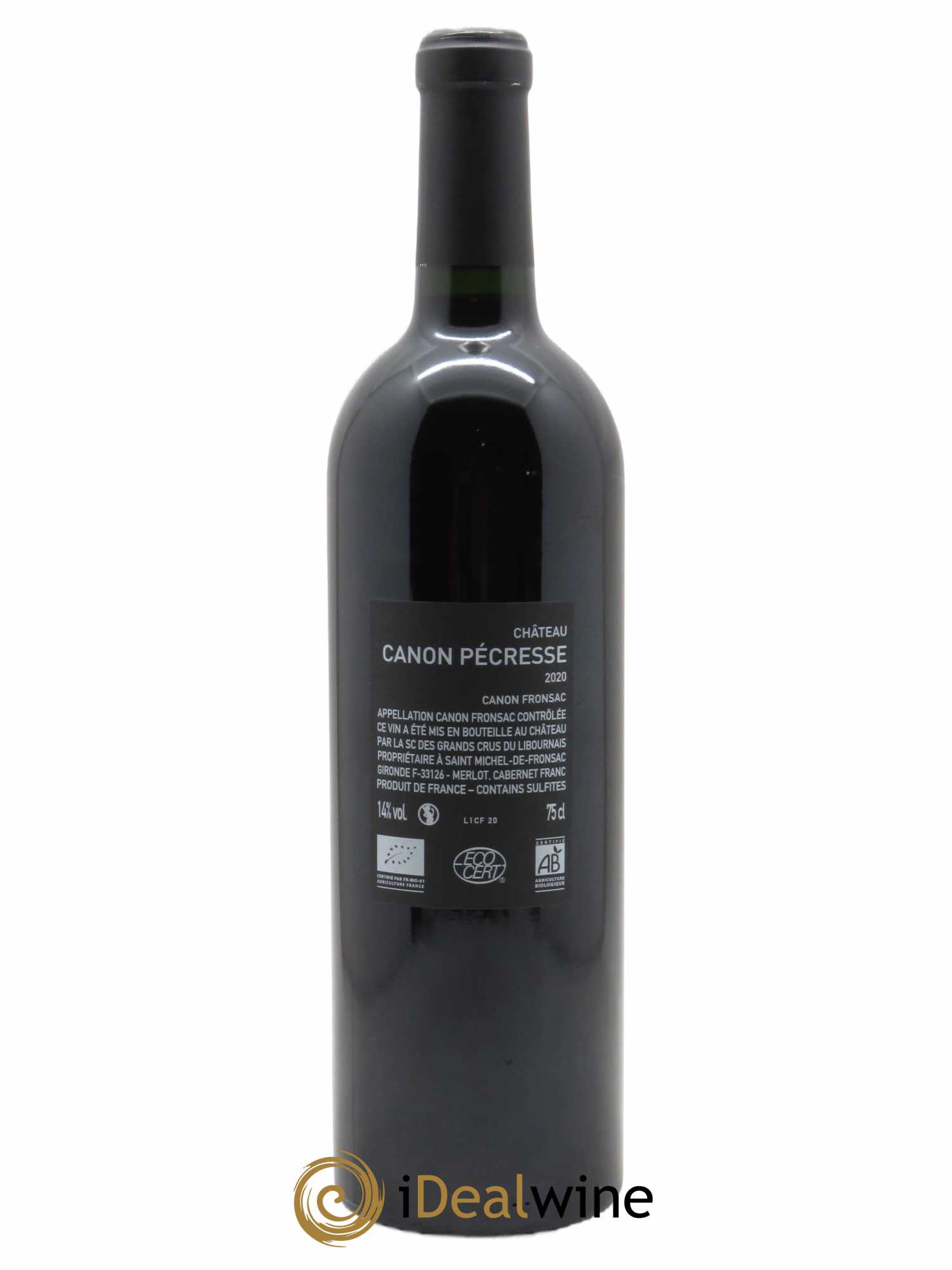Château Canon Pécresse  2020 - Lot de 1 Bouteille