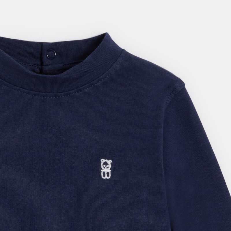 T-shirt uni (lot de 3) bleu bébé garçon