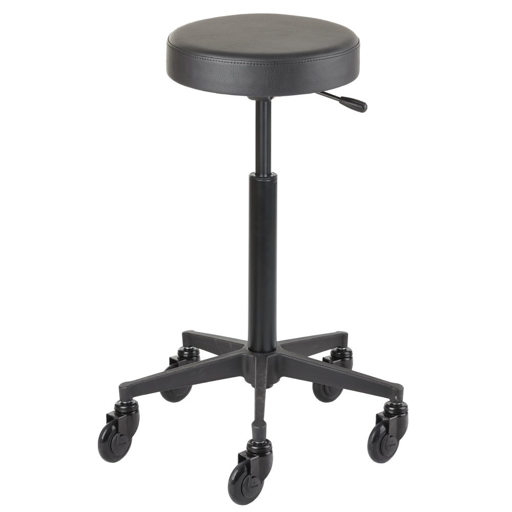 Efalock Rollhocker Clic Tec Round schwarz M