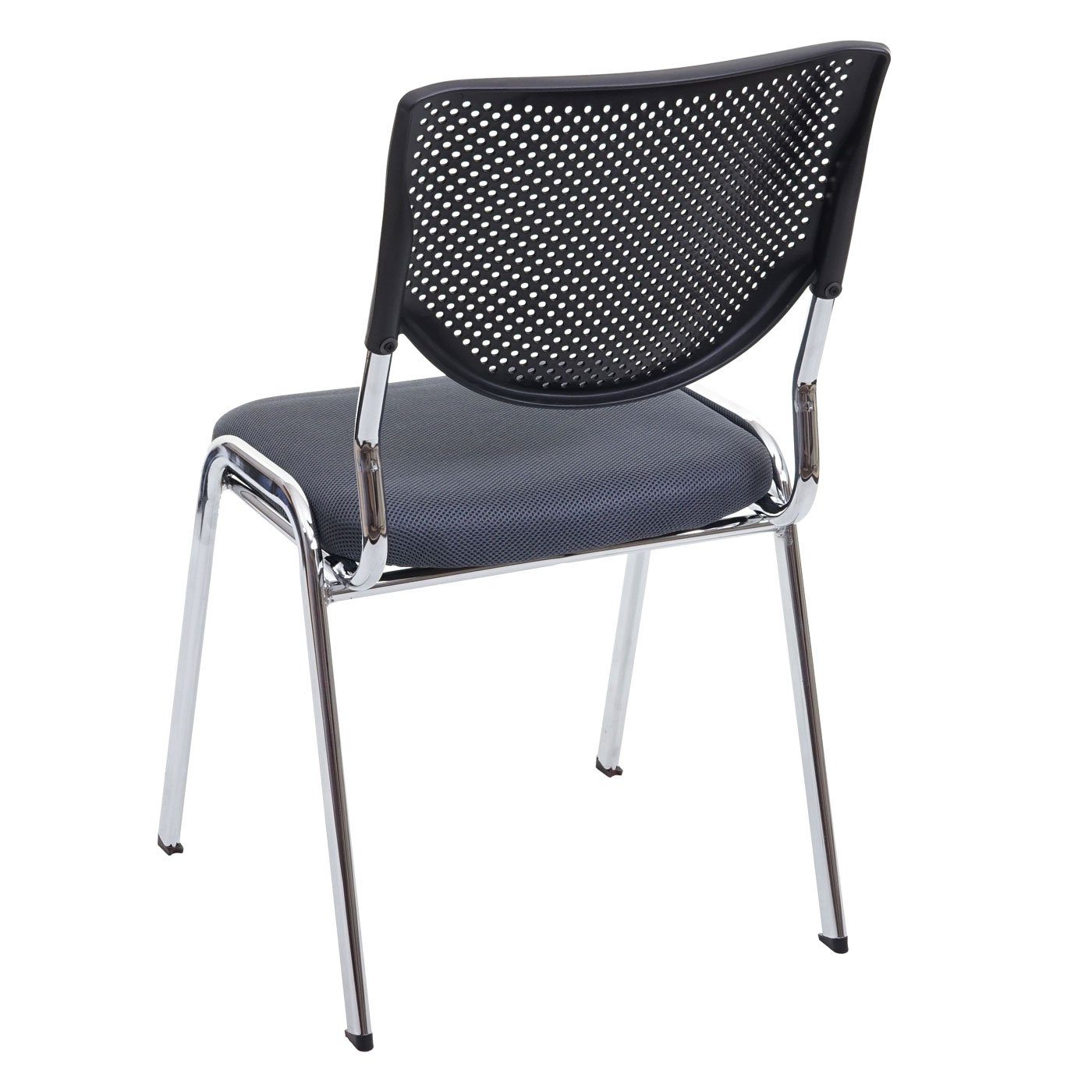 MCW Stapelstuhl H401-2 (Set, 2 St), 2er-Set, Ergonomisch geformte Rückenlehne, Fußbodenschoner