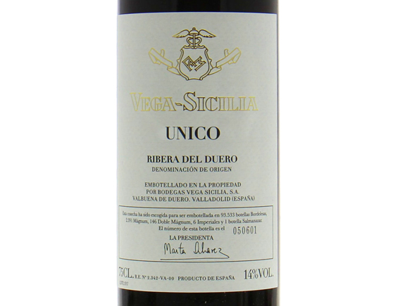 Vega Sicilia Unico 2012