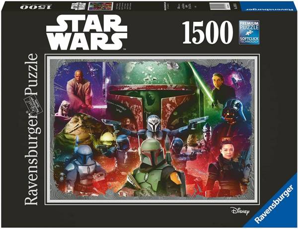 Puzzle: Star Wars: Boba Fett - Bounty Hunter (1500 Teile)