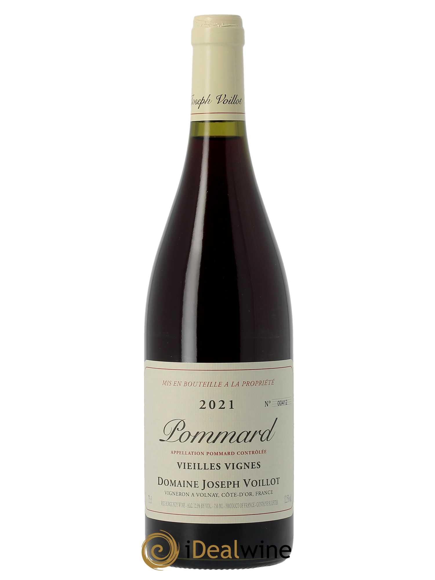 Pommard Vieilles Vignes Joseph Voillot (Domaine)  2021 - Lot de 1 Bouteille