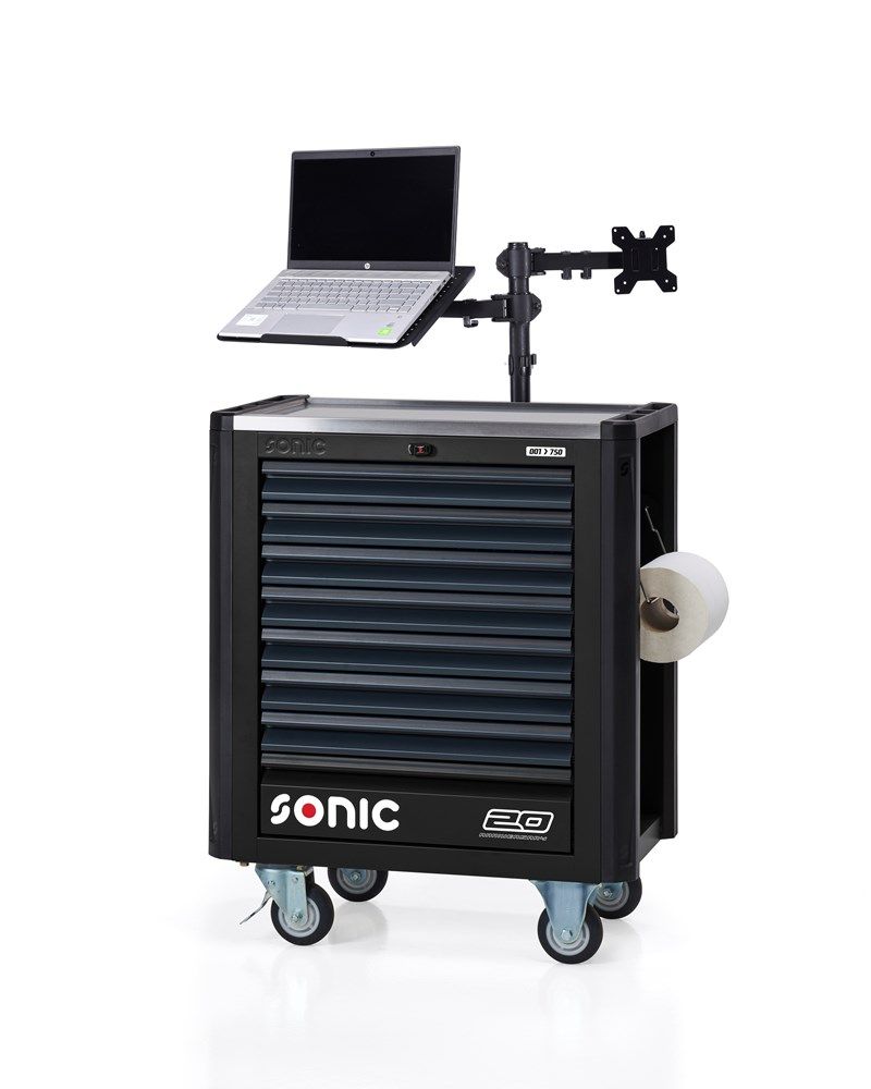 Sonic 743086 Werkzeugwagen, 20 Jahre Garantie, NEXT S9, gefüllt, 430-teilig