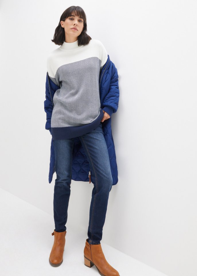Lockerer Strick-Pullover
