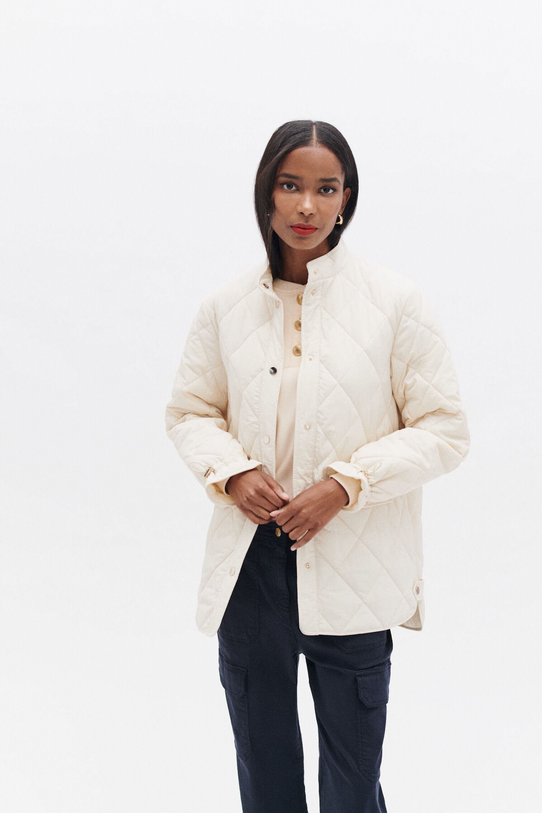 Manteau ginny beige femme