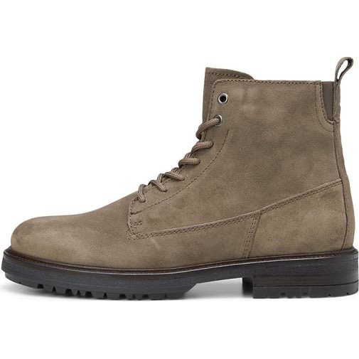 Marc O'Polo Schnürstiefel aus edlem Velours-Rindleder