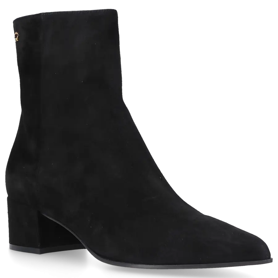 Gianvito Rossi - Klassische Stiefeletten LYELL 45 Veloursleder - schwarz