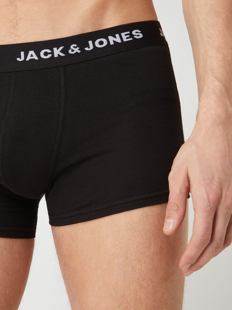 Trunks mit Stretch-Anteil im 5er-Pack Modell 'Jachuey' in schwarz