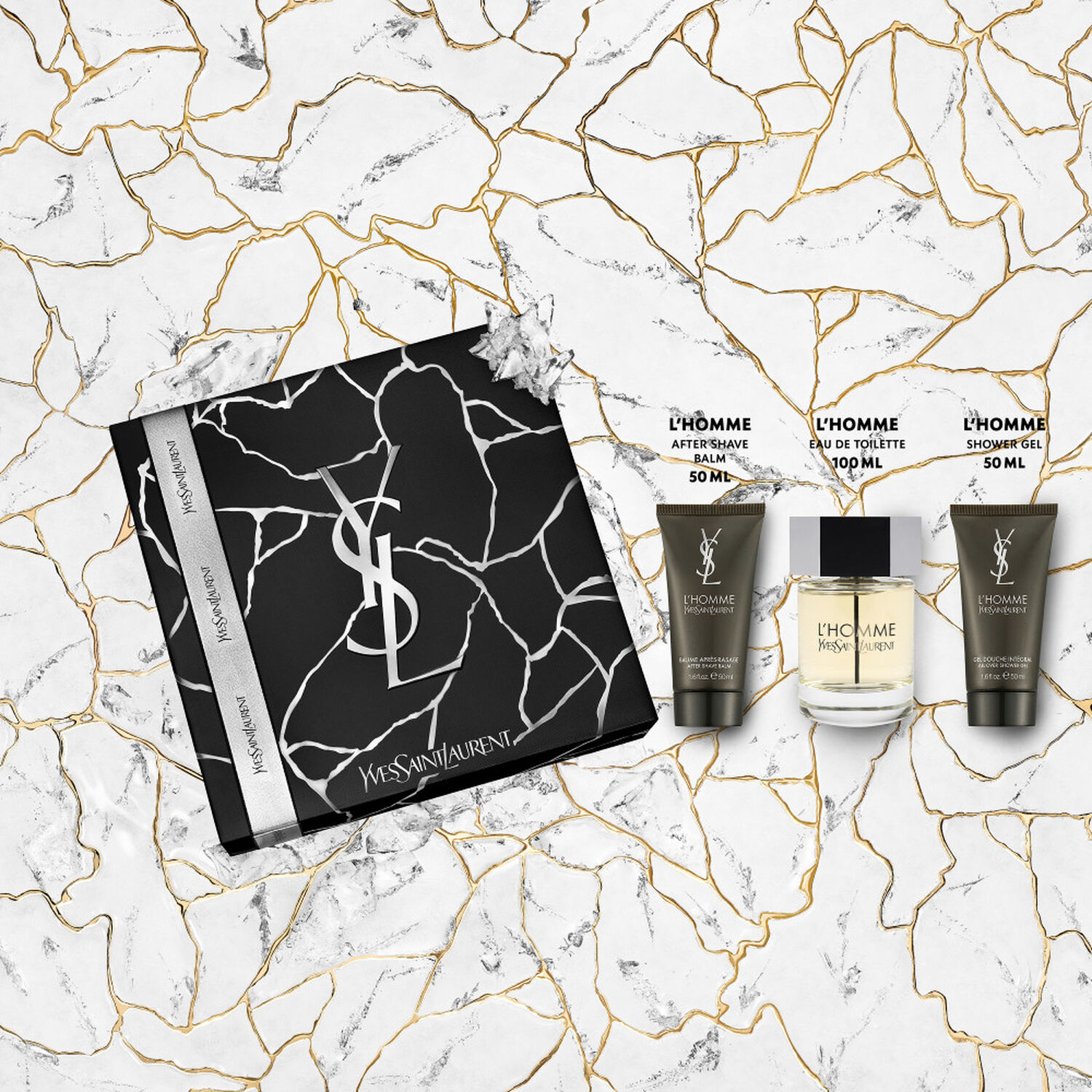 Yves St Laurent L'Homme Coffret Eau de Toilette 100 ml +2 Produits