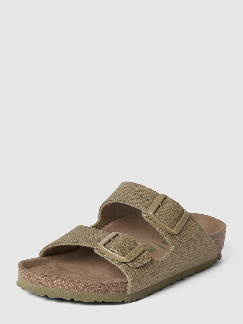 Sandalen mit Dornschließen Modell 'Arizona' in khaki