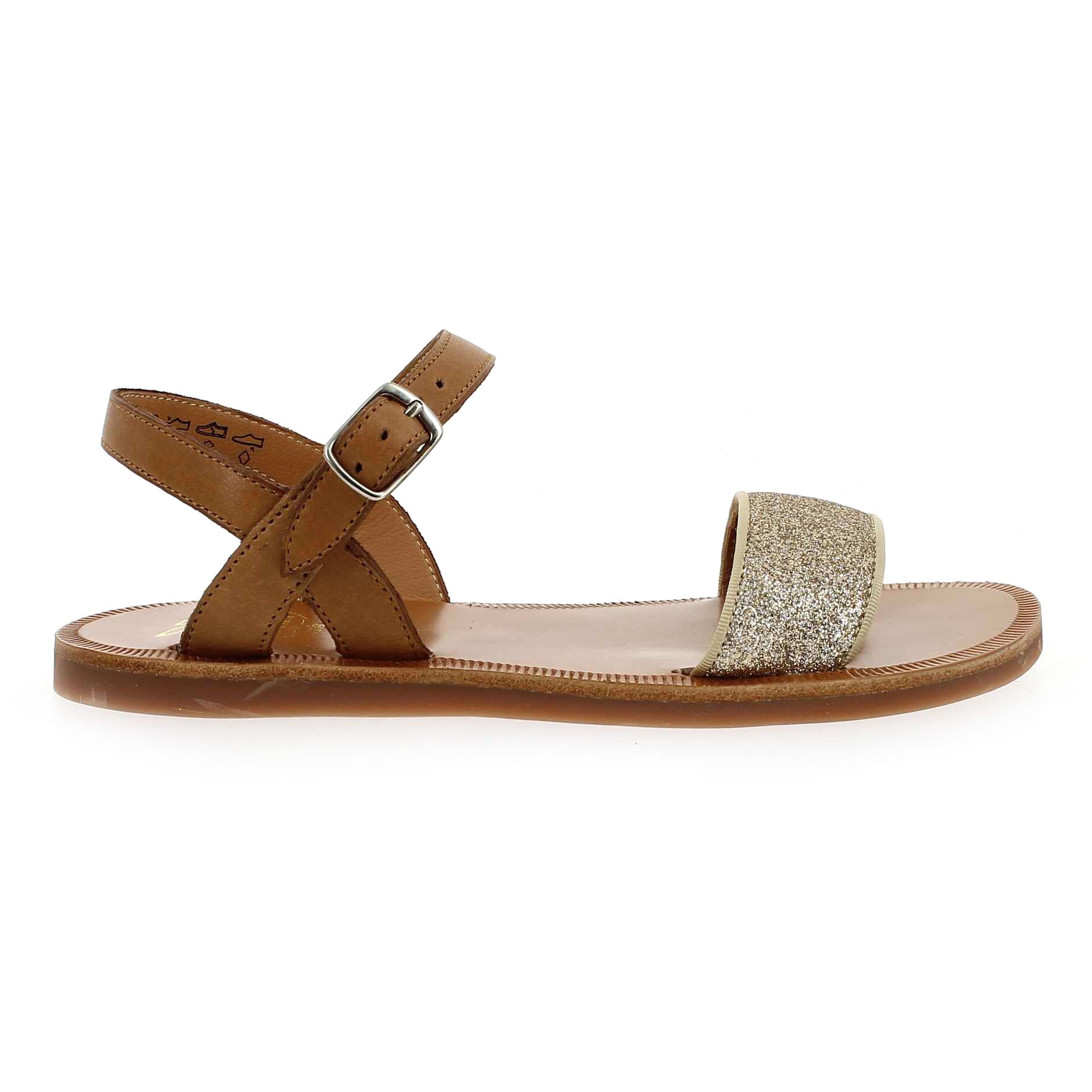 Pom d'api  PLAGETTE BUCKLE TAO - Camel Or
