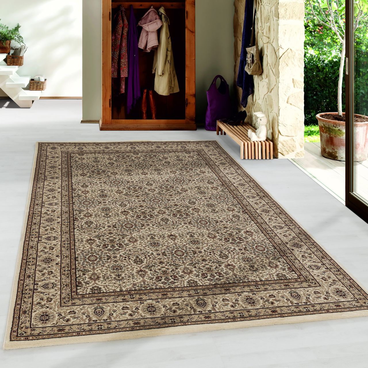 Ayyildiz Teppich, KASHMIR 2602, BEIGE, 160 x 230 cm