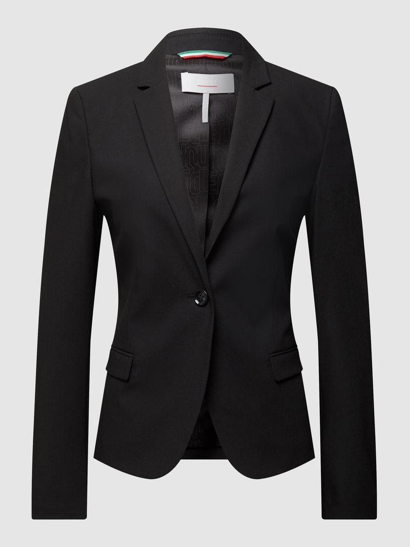 Blazer mit 1-Knopf-Verschluss Modell 'Ciboom' in schwarz