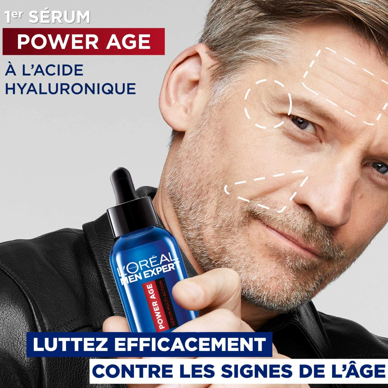 L'Oréal Men Expert Expert Power Age Multi-Action szérum hialuronsavval -