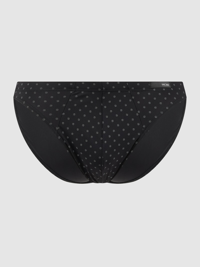 Slip aus Mikrofaser in schwarz