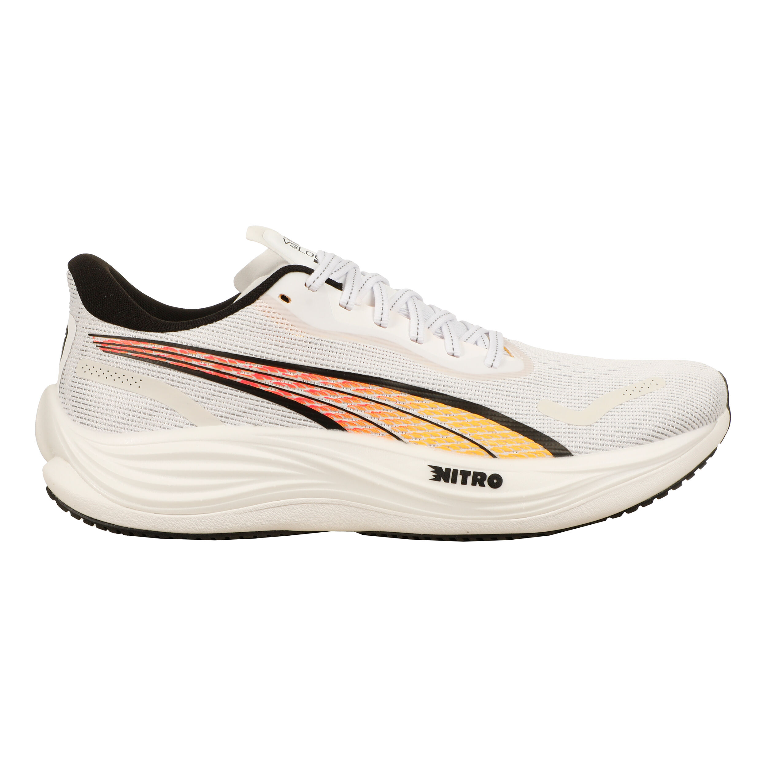 Velocity Nitro 3 Neutralschuh Herren - Weiß, Orange