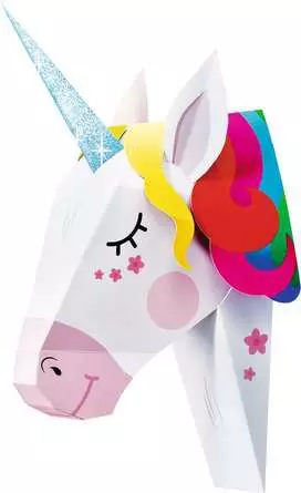 Paper Art Einhörner - Bastelset für Kinder ab 6 Jahren