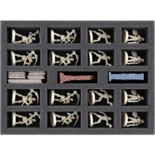 3-teiliges Feldherr Schaumstoff-Set + Kartenhalter für HeroQuest (2021): Die Rückkehr des Hexen-Lords