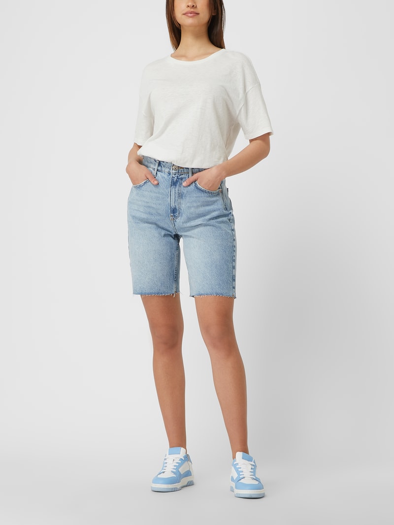 Jeansshorts aus Baumwolle in jeans
